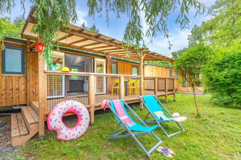 Hotel Le Camping Grand Cerf Gimouille Exterior foto